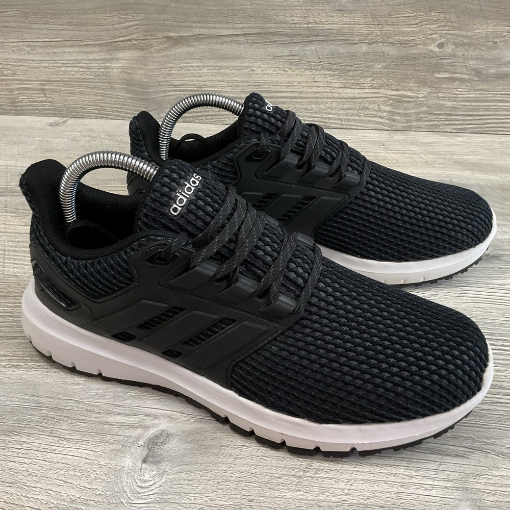 Adidas Mens Cloudfoam FU7638 Black Running Casual Athletic Sneakers Shoes Size 8
